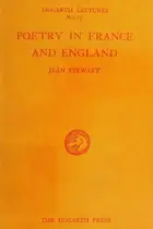 Book cover of Poetry in France and England