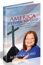 Book cover of America Return to God Repent from Sin, Rebuild the Wall, Repair the Gates, Restore the Dream