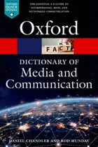Book cover of A dictionary of media and communication
