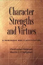 Book cover of Character strengths and virtues