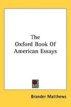 Book cover of The Oxford Book of American Essays