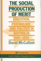 Book cover of The social production of merit