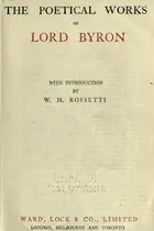 Book cover of The poetical works of Lord Byron