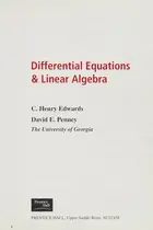 Book cover of Differential equations & linear algebra