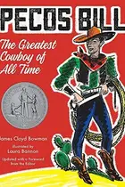 Book cover of Pecos Bill, the greatest cowboy of all time