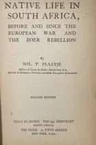 Book cover of Native life in South Africa, before and since the European war and the Boer rebellion