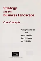 Book cover of Strategy and the Business Landscape