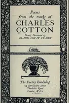 Book cover of Poems from the works of Charles Cotton