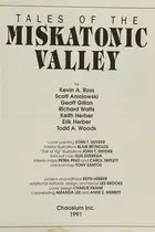 Book cover of Tales of the Miskatonic Valley