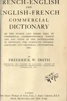 Book cover of French-English and English-French commercial dictionary