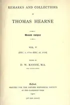 Book cover of Remarks and collections
