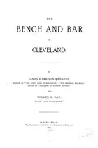 Book cover of The bench and bar of Cleveland
