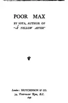 Book cover of Poor Max