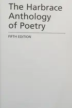 Book cover of The Harbrace anthology of poetry
