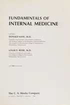 Book cover of Fundamentals of internal medicine