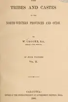 Book cover of The tribes and castes of the North-western Provinces and Oudh