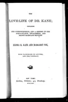 Book cover of The love-life of Dr. Kane