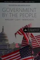 Book cover of Government By the People, 2014 Elections and Updates Edition