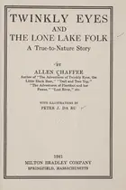 Book cover of Twinkly Eyes and the Lone Lake folk