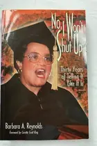 Book cover of No, I won't shut up