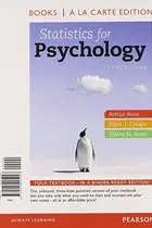 Book cover of Statistics for Psychology, Books a la Carte Edition