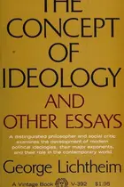 Book cover of The concept of ideology and other essays
