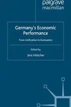 Book cover of Germany's economic performance