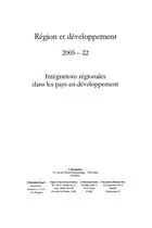 Book cover of Intégrations régionales dans les pays en développement