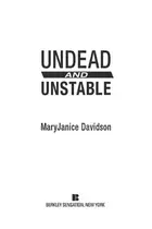 Book cover of Undead and unstable