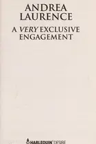 Book cover of A very exclusive engagement