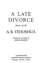 Book cover of A Late Divorce