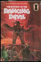 Book cover of The three investigators in The mystery of the dancing devil