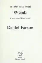 Book cover of The man who wrote Dracula