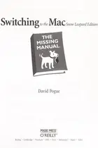 Book cover of Switching to the Mac Snow Leopard edition