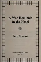 Book cover of A wee homicide in the hotel