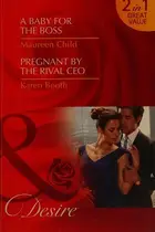 Book cover of A baby for the boss