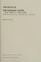 Book cover of The myth of the rational voter