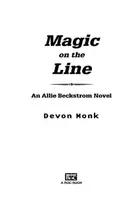 Book cover of Magic on the Line An Allie Beckstrom Novel