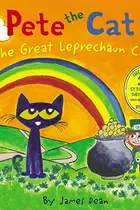 Book cover of Pete the Cat. The Great Leprechaun Chase