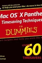 Book cover of Mac OS X Panther timesaving techniques for dummies
