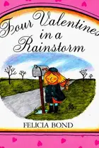 Book cover of Four Valentines in a Rainstorm