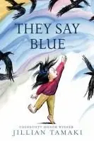 Book cover of They say blue
