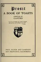 Book cover of Prosit, a book of toasts
