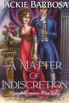 Book cover of A Matter of Indiscretion