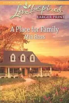 Book cover of A place for family