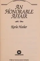 Book cover of Honorable Affair