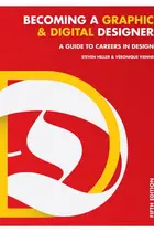 Book cover of Becoming a graphic & digital designer