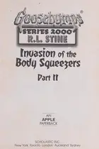 Book cover of Invasion of the Body Squeezers Part 2