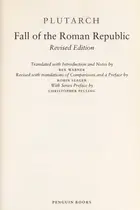 Book cover of The Fall of the Roman Republic