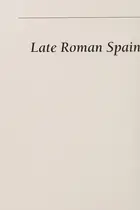 Book cover of Late Roman Spain and Its Cities